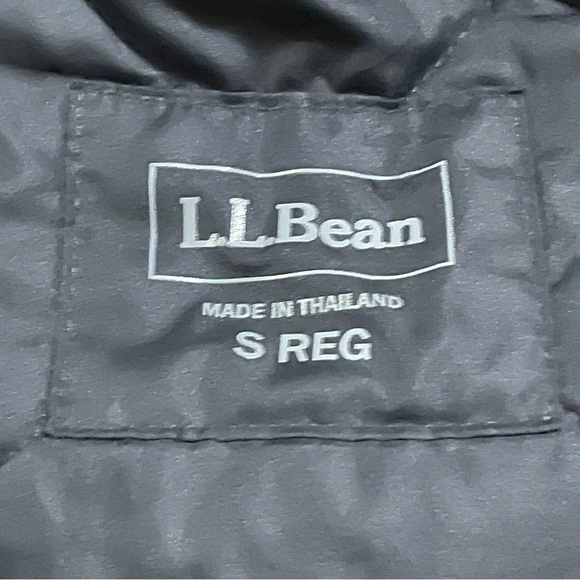 LL Bean Lightweight Quilted Chore Coat Women Small Black Jacket Barn Utility - Picture 6 of 15